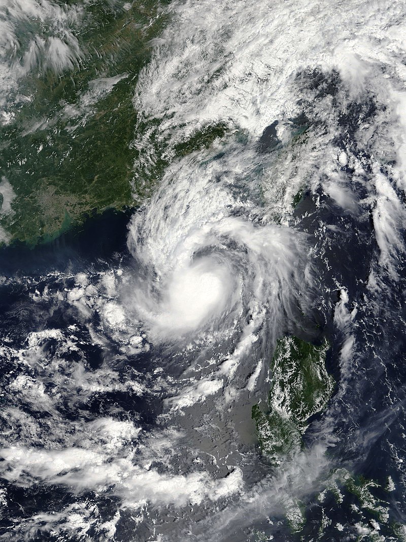 強熱帶風暴百里嘉 衛星雲圖