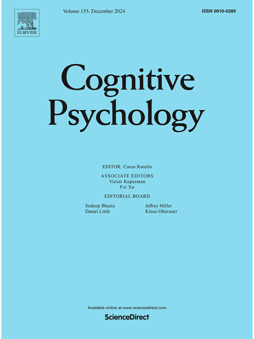 Cognitive Psychology(認知心理學領域的權威學術期刊)