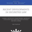 Recent Developments in Securities Law 2012 Recent Developments in Securities Law 2012