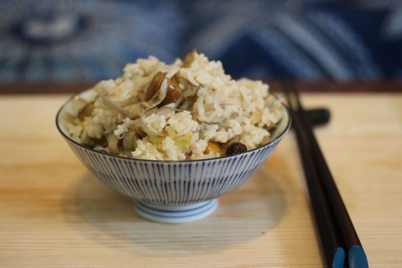 日式牛蒡栗子炊飯