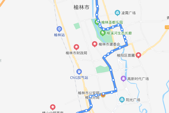 榆林公交12路 榆林公交12路