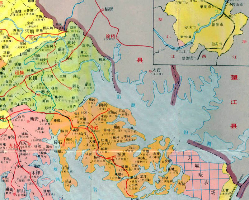 泊湖地理位置圖