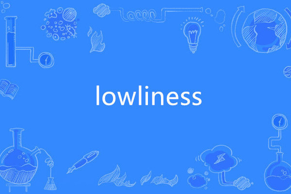 lowliness lowliness