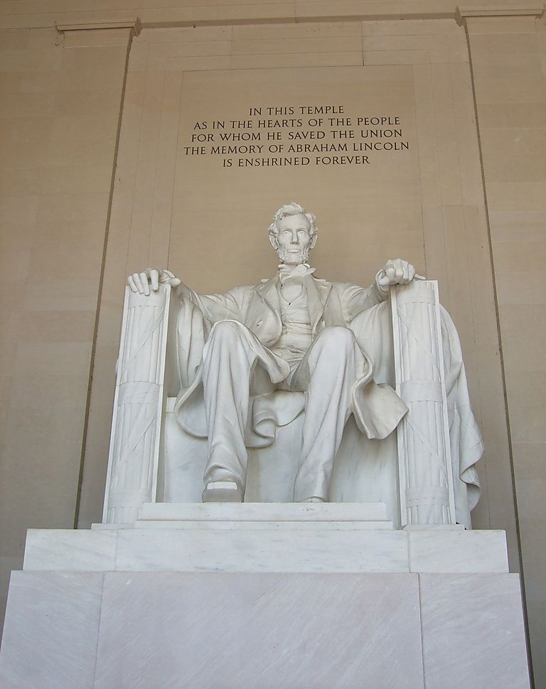 林肯紀念堂大理石雕像