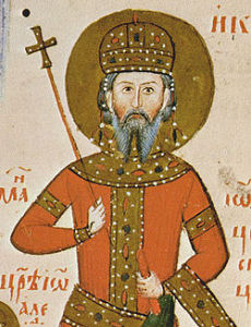 伊凡·亞歷山大四福音書上的沙皇肖像畫