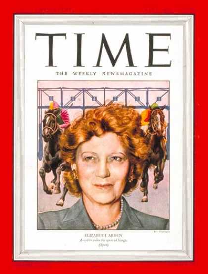 1946年5月6日時代周刊封面上的雅頓夫人