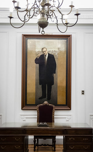 阿連德總統的肖像