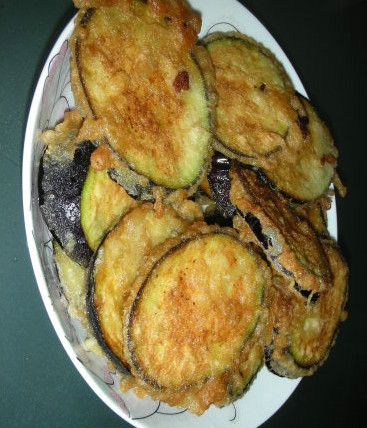 油煎茄子餅 油煎茄子餅
