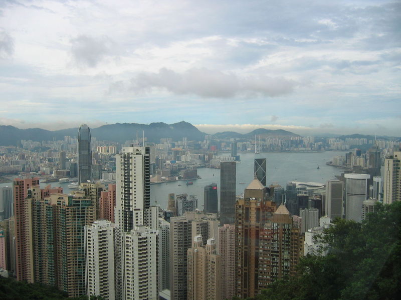 高樓林立的香港中環