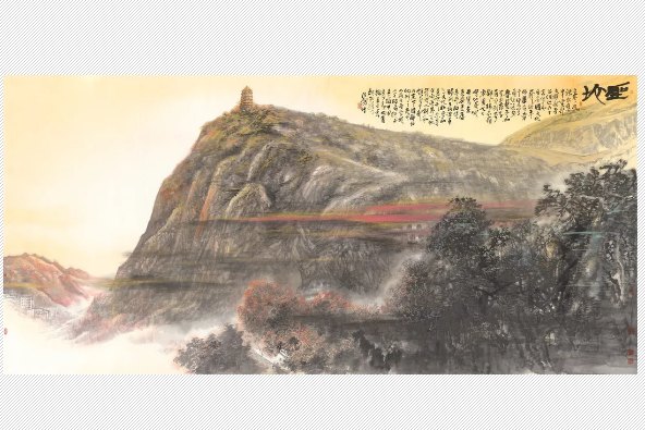 聖地(張劍創作畫作) 聖地(張劍創作畫作)