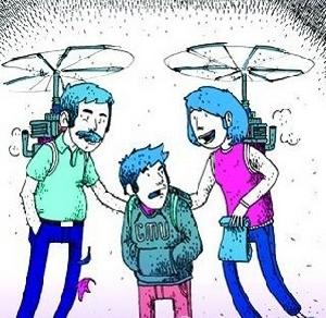 焦慮的父母總像直升機一樣在孩子身邊亂轉