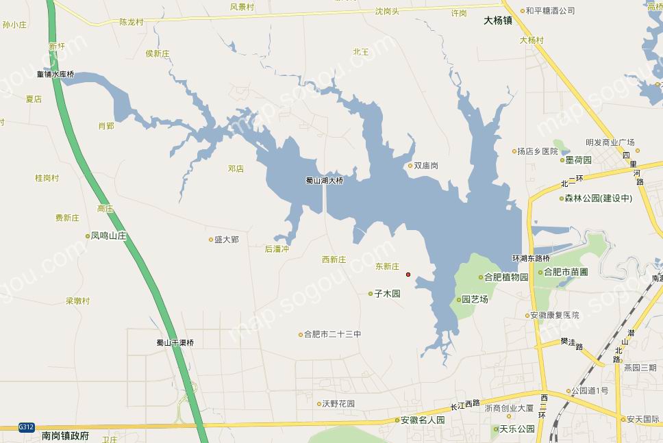 蜀山湖地圖