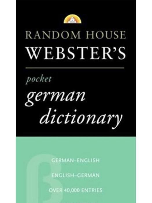 Random House Webster\x27s Pocket German Dictionary, 2nd Edition Random House Webster\x27s Pocket German Dictionary, 2nd Edition