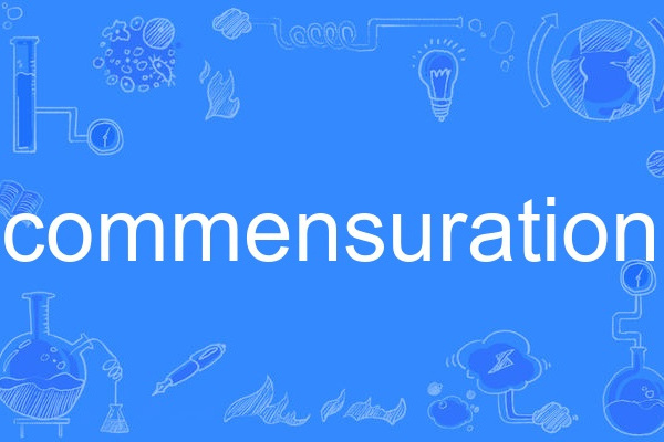 commensuration commensuration