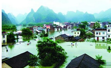 中上游和淮河流域暴雨災害