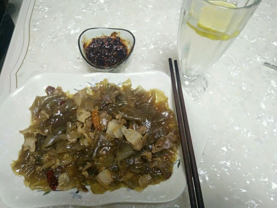 肉炒粉皮 肉炒粉皮