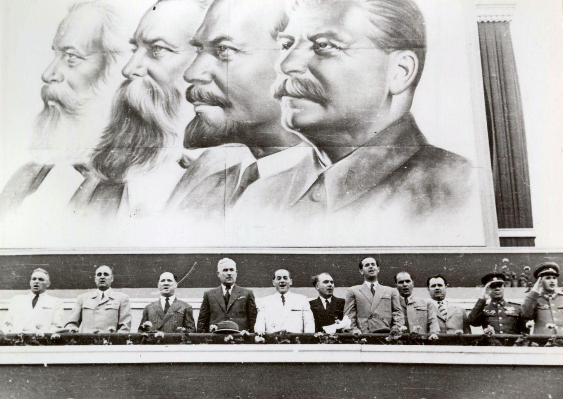 1952年5月1日，五一國際勞動節慶典