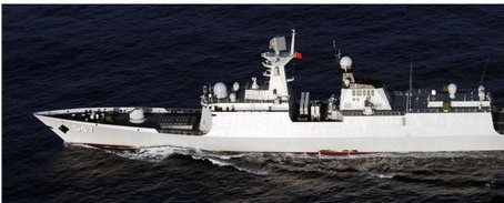 中國海軍通過宮古海峽