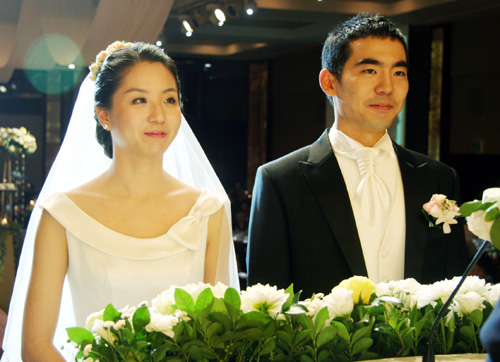 韓國棋手安達勛和金美賢 結婚