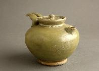 衡州窯雙魚鋬青瓷壺