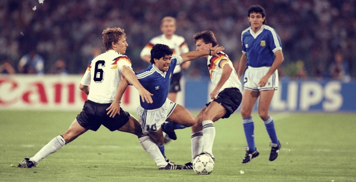 1990世界盃決賽中的馬拉多納