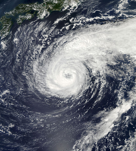 第20號颱風“帕布”衛星雲圖