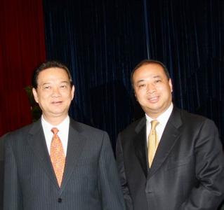 袁亞康與越南總理阮晉勇