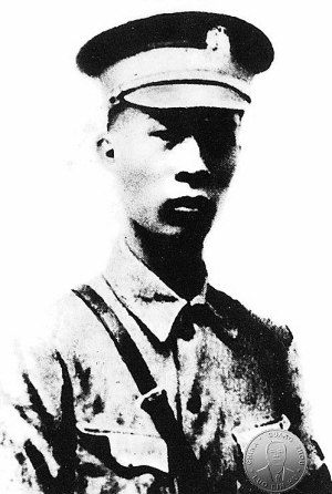 1924年周士第在黃埔軍校第一期學習時期留影