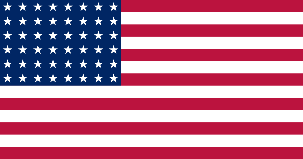 美國國旗（1912—1959）