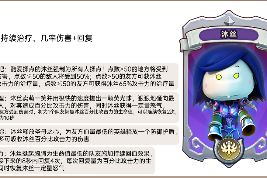 沐絲(《我叫MT:歸來》手遊的卡牌角色) 沐絲(《我叫MT:歸來》手遊的卡牌角色)