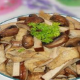 魚餅炒蘑菇