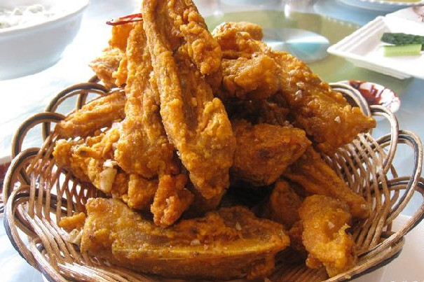 焦炸羊肉 焦炸羊肉
