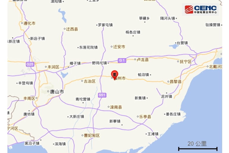 3·9灤州地震 3·9灤州地震