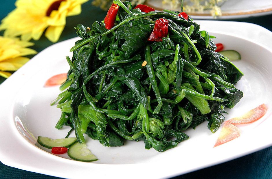 熗拌菠菜心