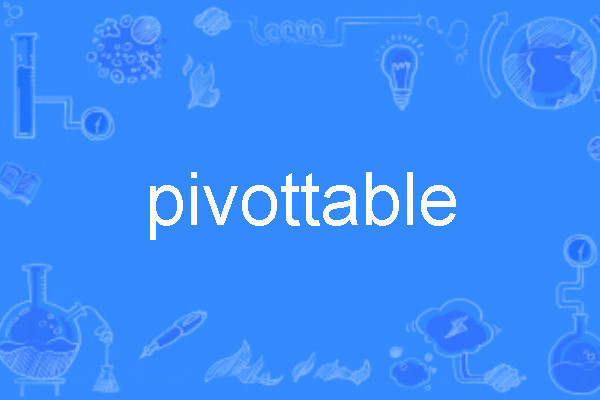 pivottable pivottable