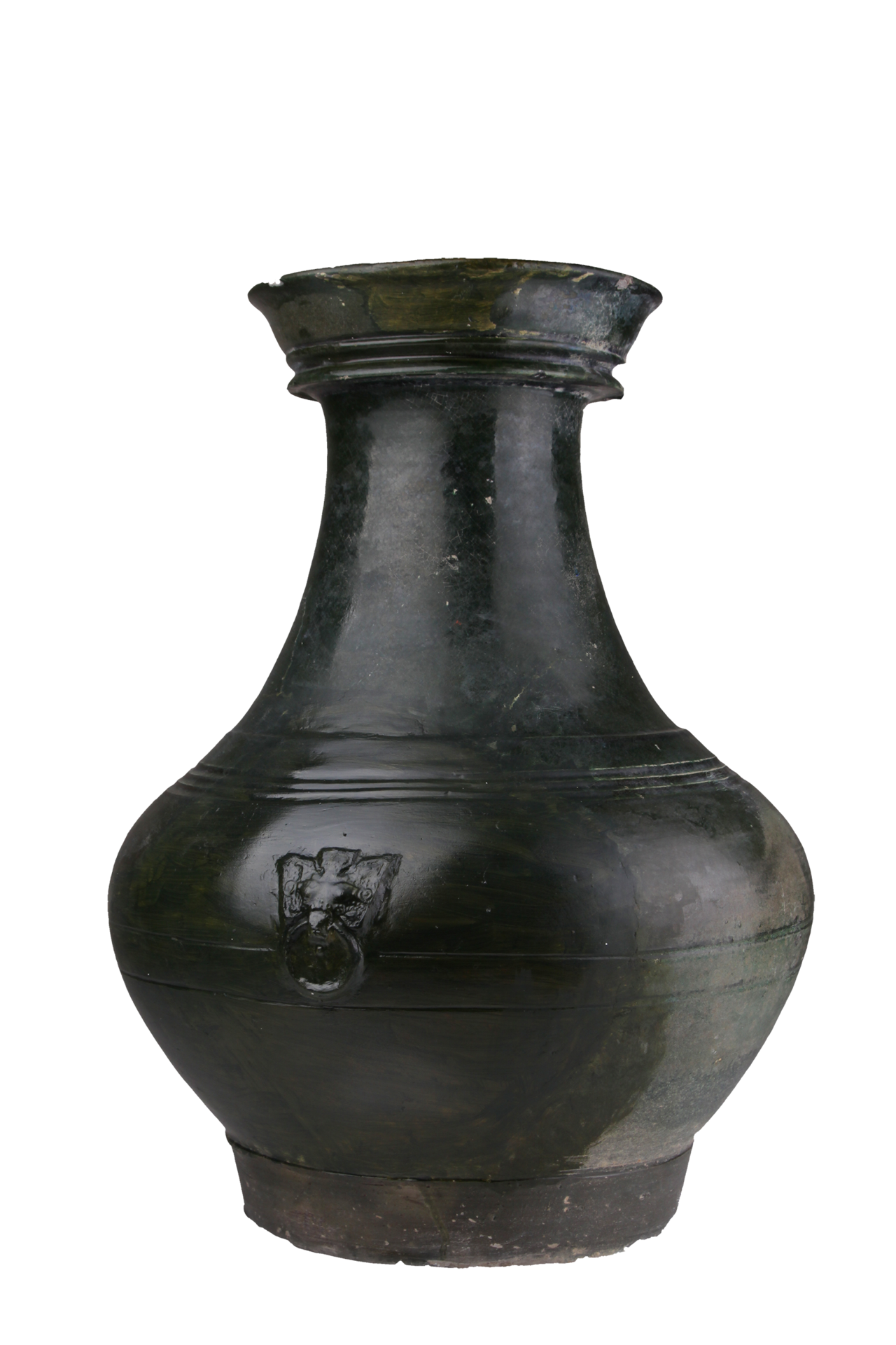 漢綠釉壺