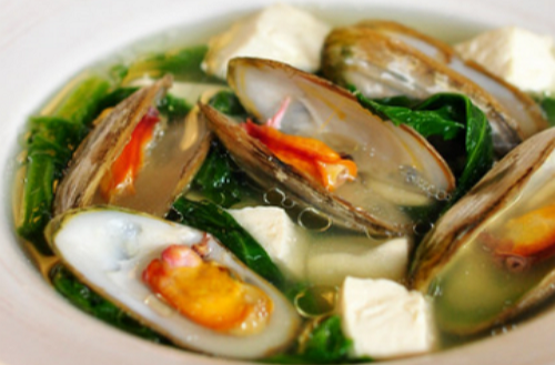芥菜豆腐蛤蜊湯
