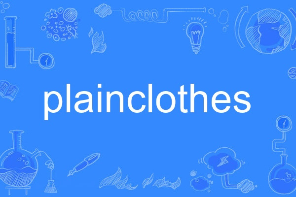 plainclothes plainclothes