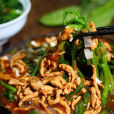 肉絲菠菜 肉絲菠菜