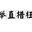 舉直措枉 舉直措枉