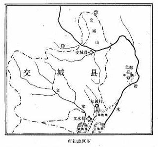 唐初文水交城地圖