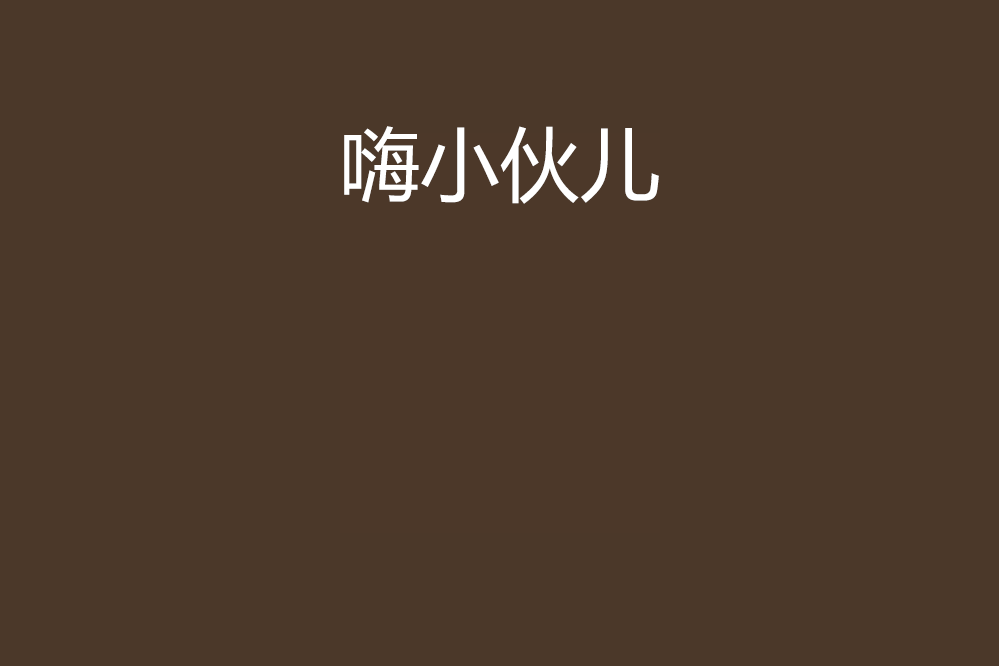 嗨小伙兒 嗨小伙兒