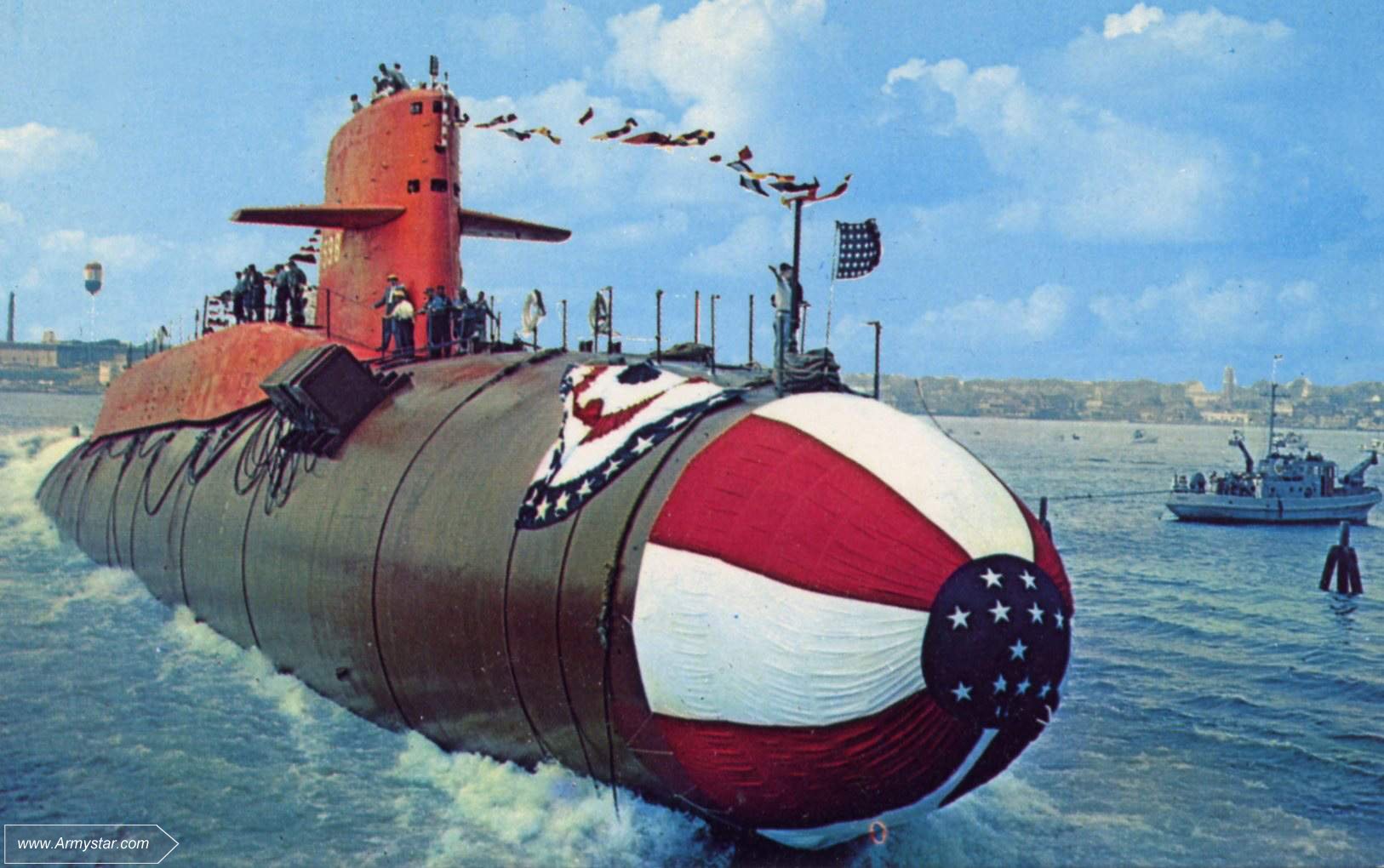 世界第一艘彈道飛彈核潛艇“喬治·華盛頓”號