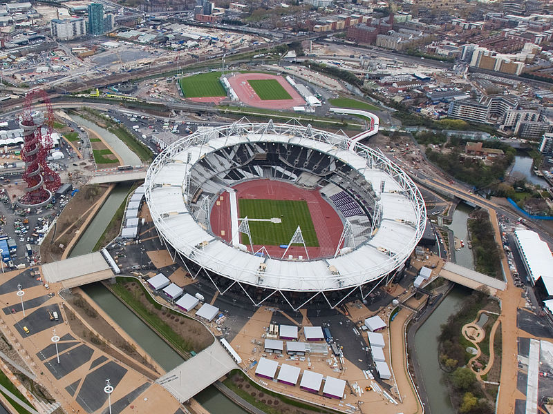 空中鳥瞰倫敦奧林匹克體育場