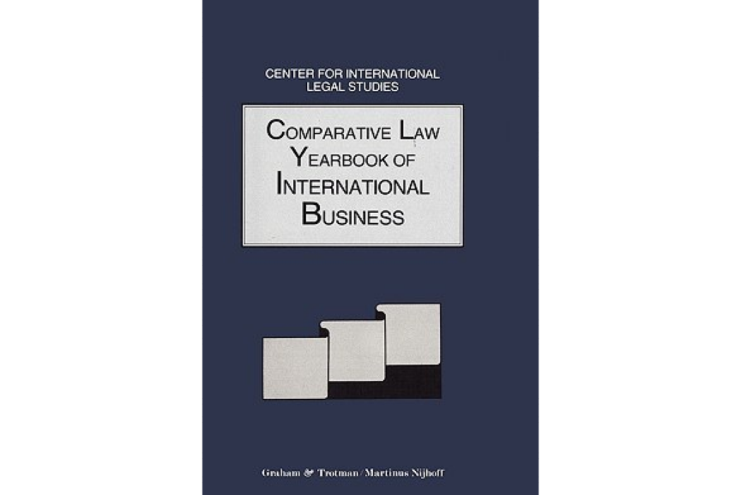 Comparative Law Yearbook of International Business 1993