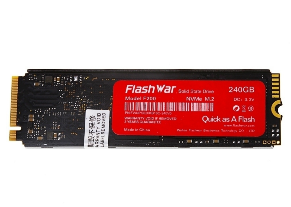 Flash War F200 NVMe M.2(240GB) Flash War F200 NVMe M.2(240GB)