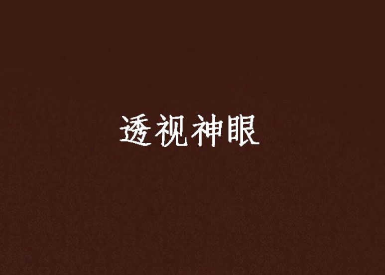 透視神眼(網路小說) 透視神眼(網路小說)