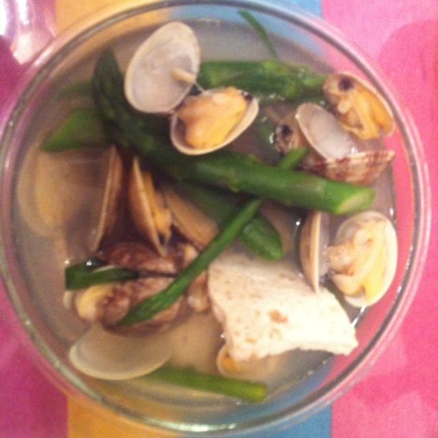 蘆筍蛤蜊湯 蘆筍蛤蜊湯