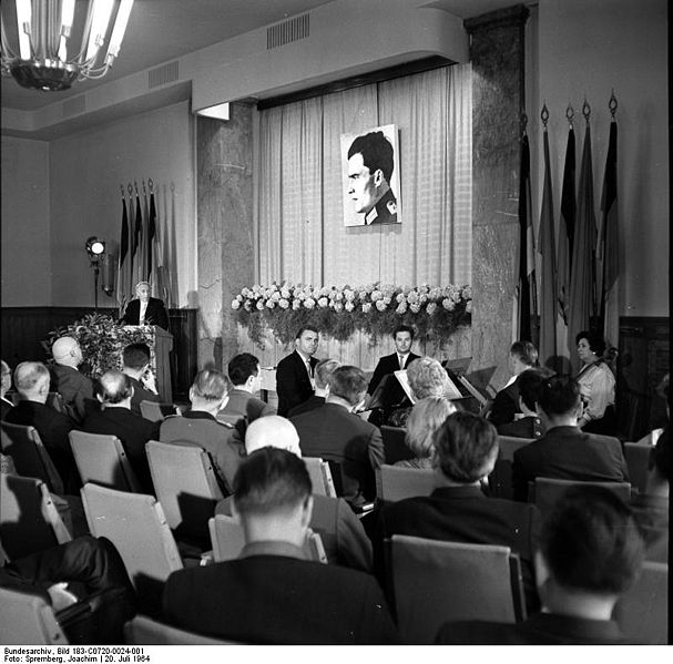 20周年紀念會會場，1964年，柏林