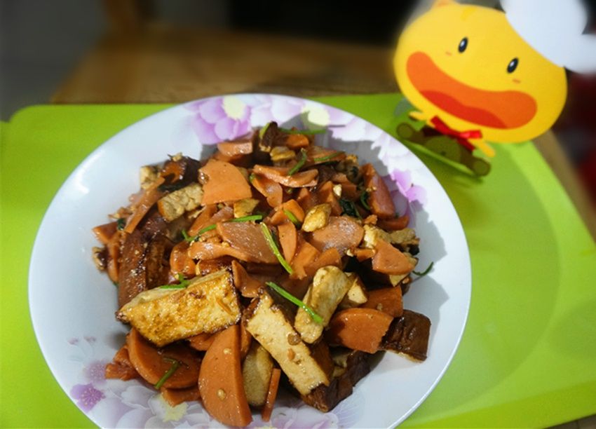 香乾炒火腿 香乾炒火腿